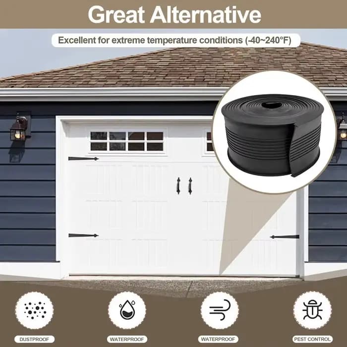 Joint inférieur de porte de Garage Durable en forme de U