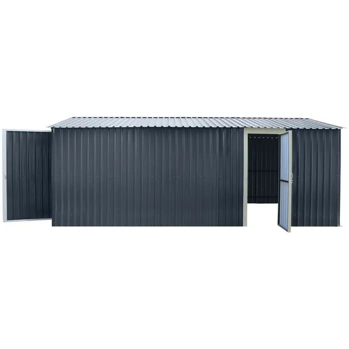 Abri de jardin portable en acier galvanisé
