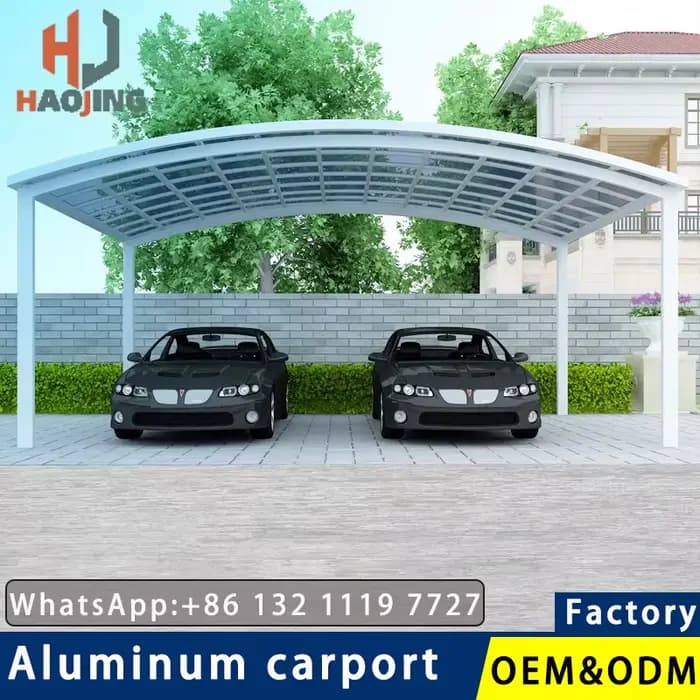 Carport en aluminium personnalisé