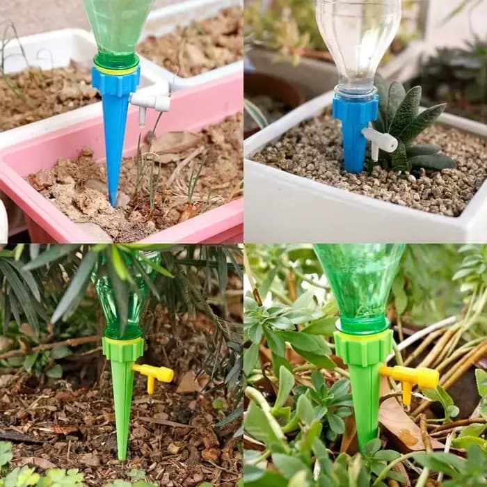Lot de 12 dispositifs d'arrosage automatique pour plantes