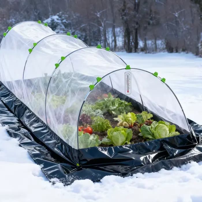 Ensemble de cerceaux de serre réutilisables et pliables en fibre de verre