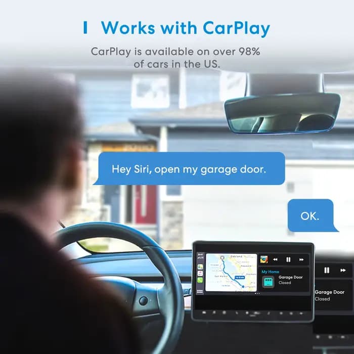 Ouvre-porte de Garage intelligent Meross avec antenne externe jusqu'à 3 portes simples Version ue/US/AU/UK prise en charge HomeKit Alexa Google Home