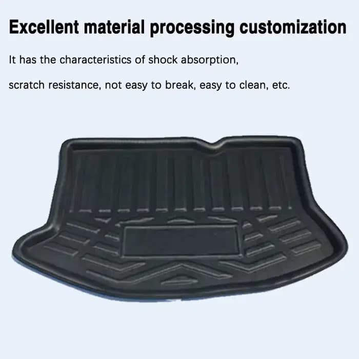 Coussin de rangement pour coffre de voiture, pour Ford Fiesta B299 MK6 Hatchback 2009 ~ 2017 2010 2012, doublure imperméable et facile à nettoyer, tapis de coffre antidérapants