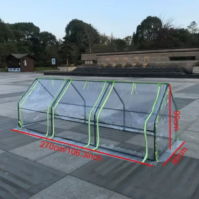 Serre avec Couverture Transparente en PVC