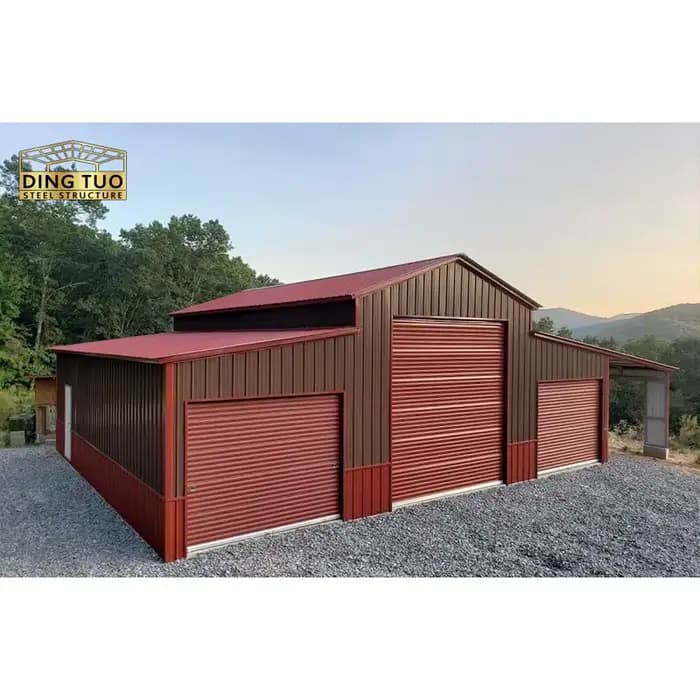 Garage en acier Q390 haute résistance