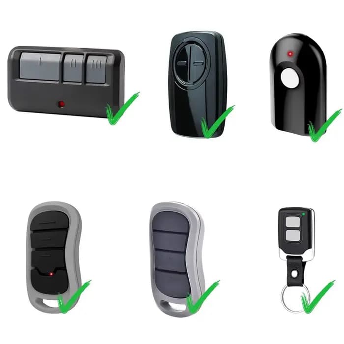 Support universel portable anti-perte pour télécommande de porte de garage avec mousqueton