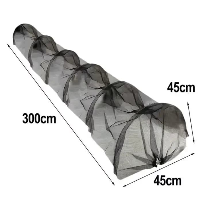 Couvercle en plastique pour Tunnel de plantation en maille agricole de 3 mètres (support non inclus)
