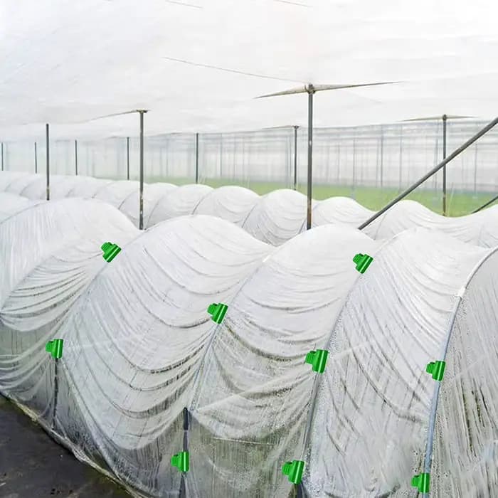 Pinces de serre en plastique