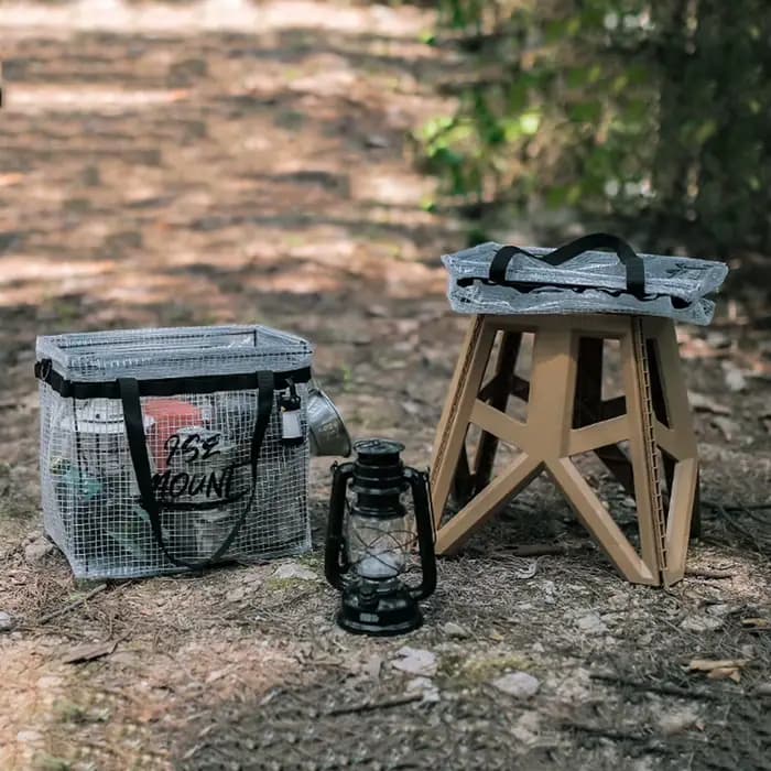 Boîte de rangement portable pour le camping