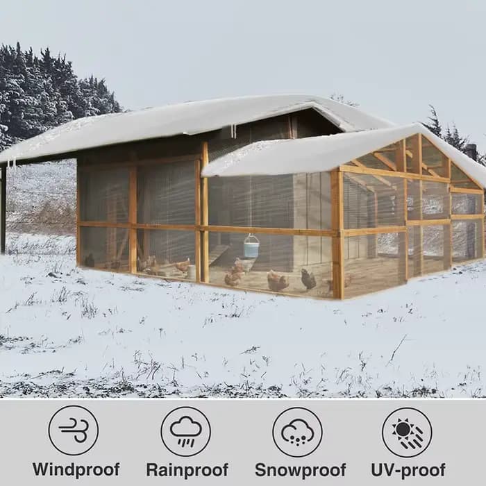 TarLII-Bâche transparente étanche à la pluie