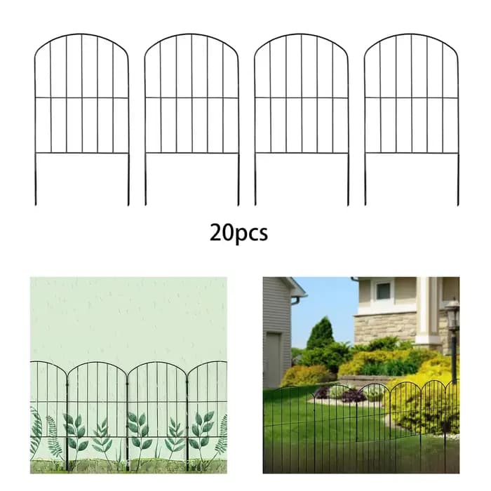 Panneaux de clôture de jardin en fer résistant à l'usure