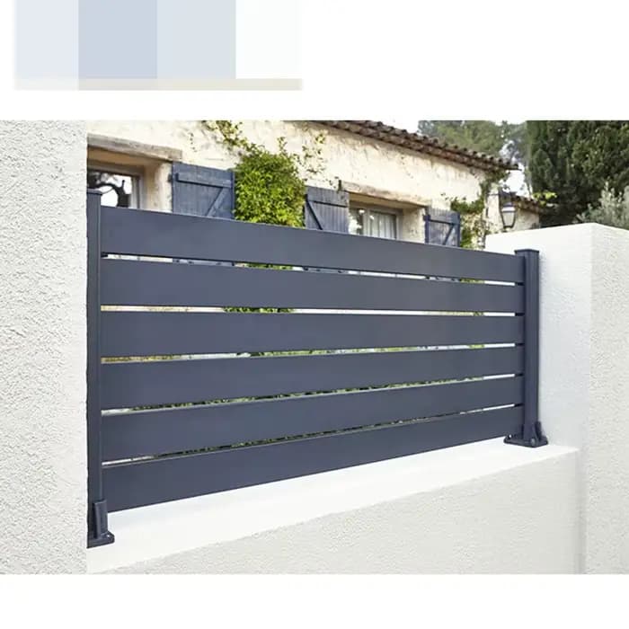 Panneau de clôture de jardin en métal