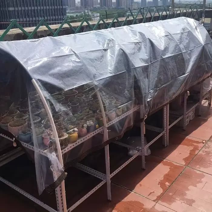 TarLII-Bâche transparente étanche à la pluie