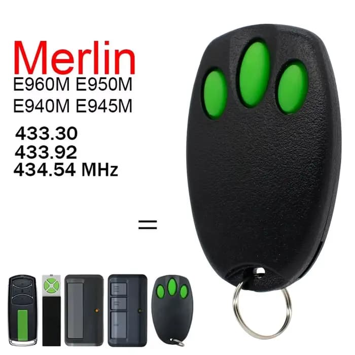 Télécommande universelle pour porte de garage Merlin E960M Security+2.0