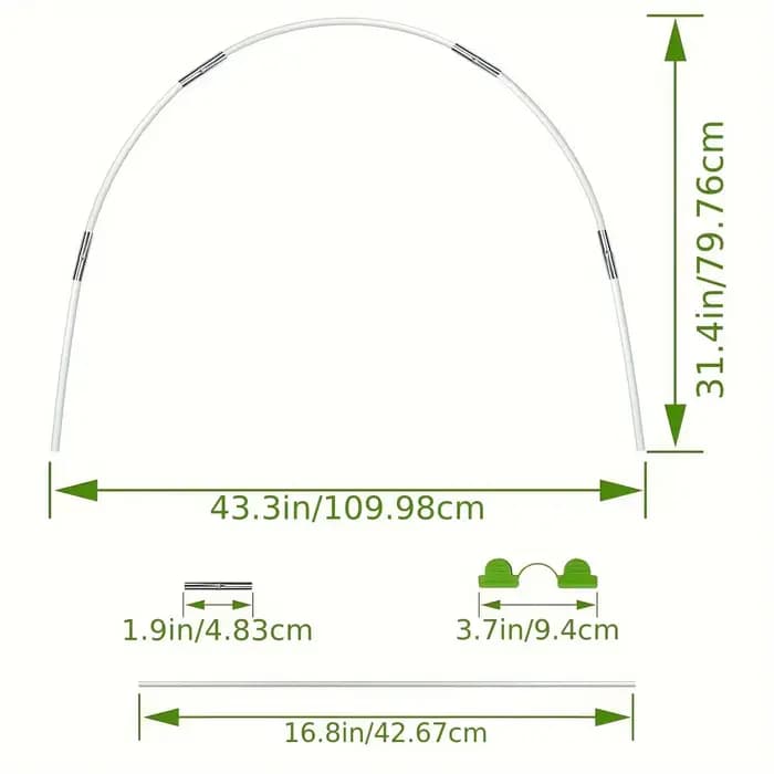 Arche de serre DIY pour tunnel végétal