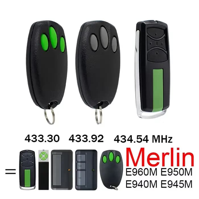 Télécommande universelle pour porte de garage Merlin E960M Security+2.0