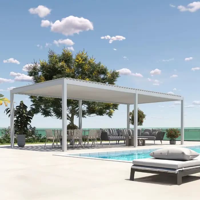 Pergola pare-soleil extérieure 3x6 4x6