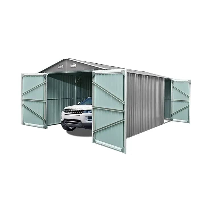 Abri de voiture en métal à montage facile
