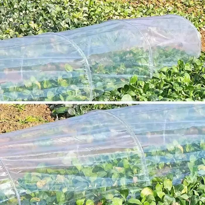Jardin extérieur serre Tunnel ombre filet couverture Portable Cloche cerceaux