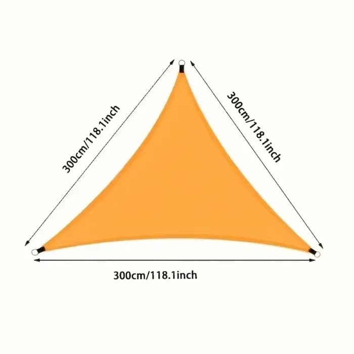 Abri solaire étanche Triangle pour installation extérieure