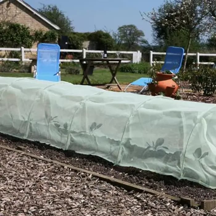 Couvercle en plastique pour Tunnel de plantation en maille agricole de 3 mètres (support non inclus)