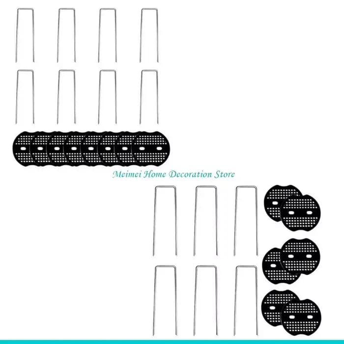 H7BF – piquets d'ancrage avec ancrages en polaire jardin en forme U