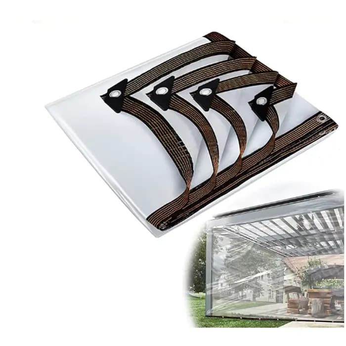 Bâche transparente en polyéthylène pour jardin
