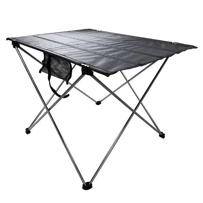 Table d'extérieur rouge pliable quatre saisons