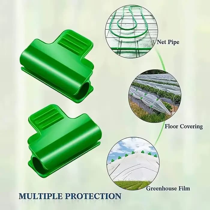 Pinces de serre en plastique
