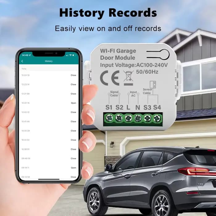 Tuya – contrôleur de porte de Garage intelligent WiFi