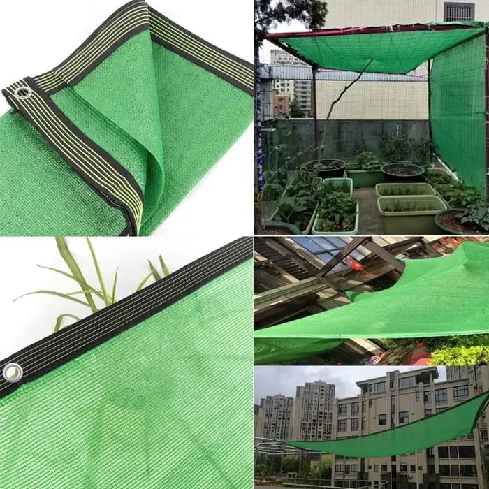 Filet pare-soleil vert anti-UV en HDPE