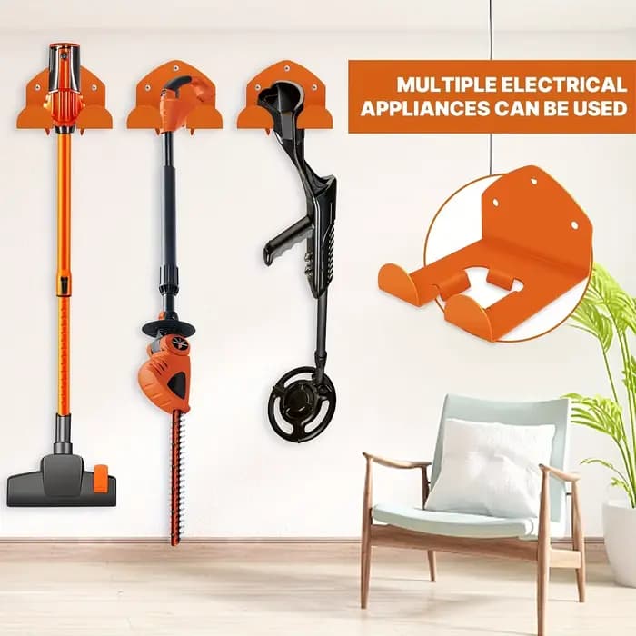 Étagère murale en métal pour garage - Porte-outils de jardin