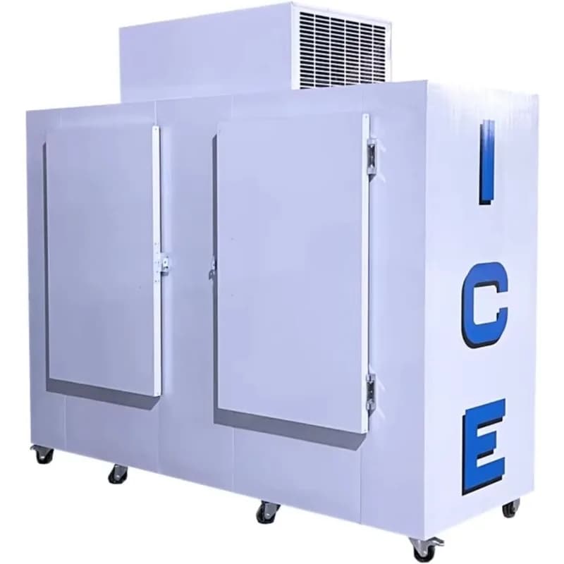 Congélateur de stockage de glace personnalisé - armoire réfrigérée pouvant contenir 320 sacs de glac