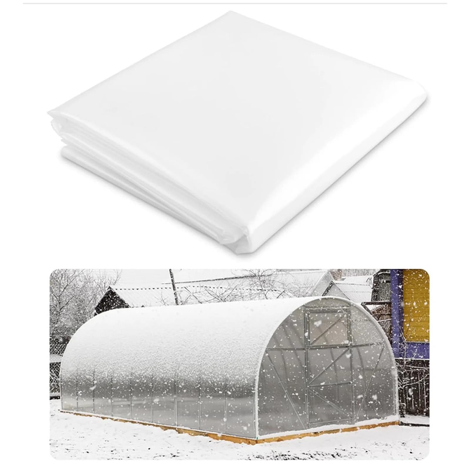Film transparent pour serre, film épais transparent pour serre arquée, couverture en plastique pour 