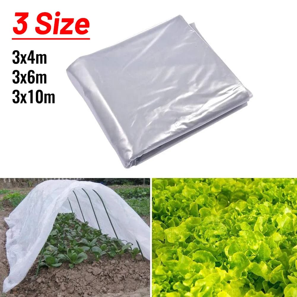Feuille de plastique polyéthylène transparent 4/6/10M, couverture de culture agricole pour serre vég
