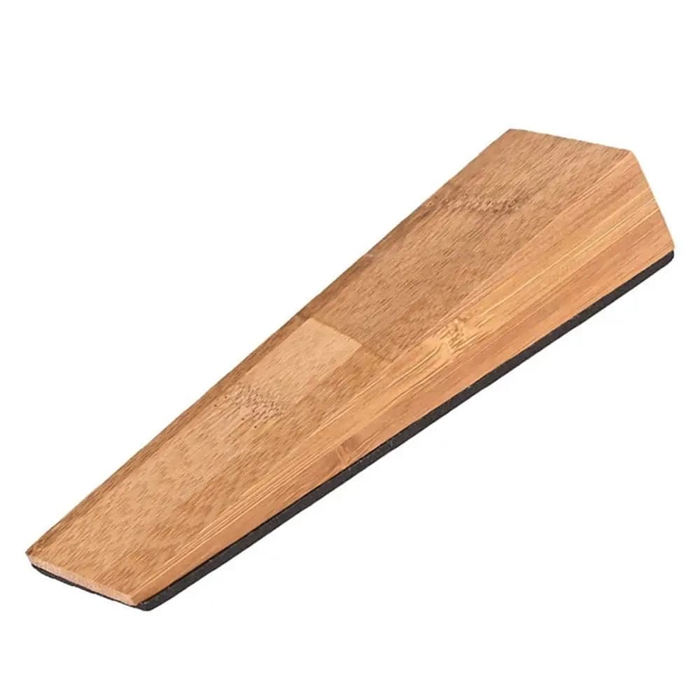 Butée de porte en bois, résistante à l'usure, sans perçage, absorbant les chocs, antidérapante, prot