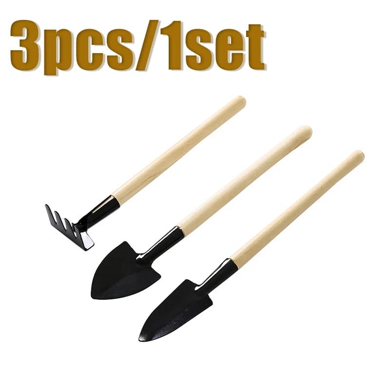 Ensemble d'outils de jardinage miniatures, 3 pièces/1 ensemble, outils de jardinage portables de pet