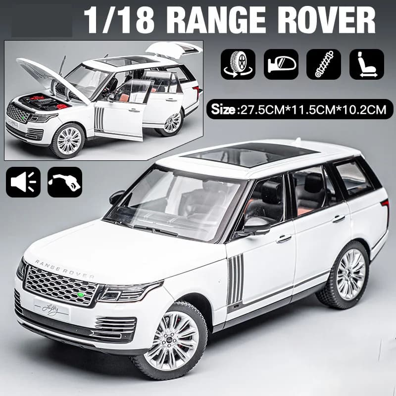Grande 1:18 Échelle Land Rover Defender 110 Range Rover SV2022 Hors Route SUV Alliage En Métal moulé