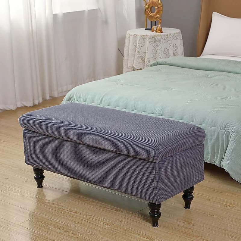 Polar Smile-Housses de repose-pieds pliables, housse rectangulaire, protection de meubles, canapé, t