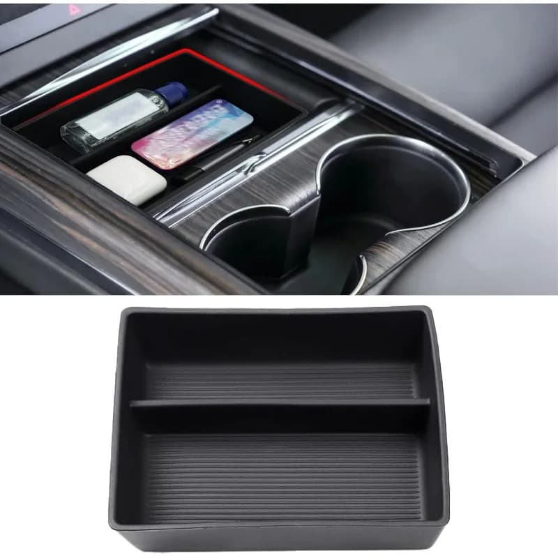 Compatible avec l'organisateur de console Tesla Model X/Model S 2021-2024, stockage de console centr