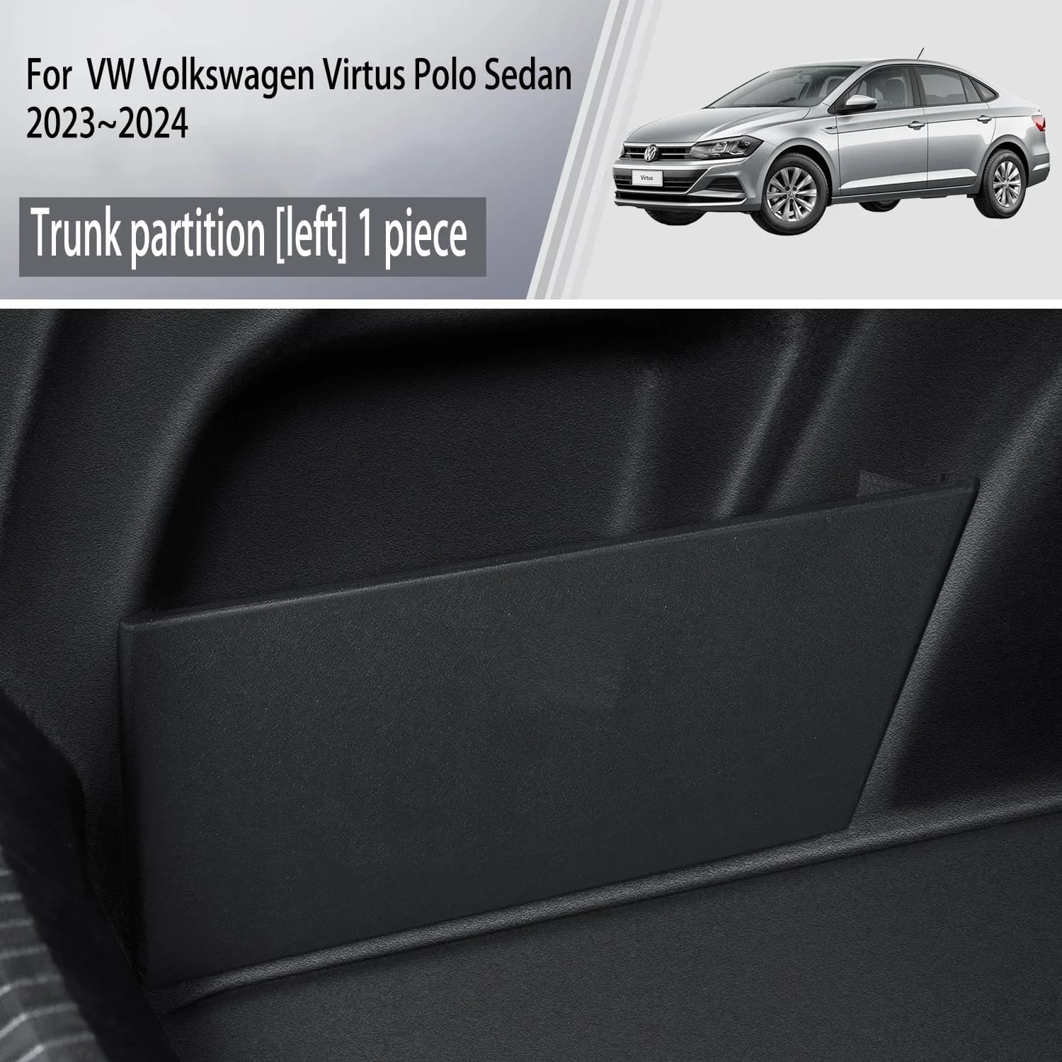 Boîte de rangement multifonction pour coffre de voiture, boîte de rangement pour VW Volkswagen Virtu