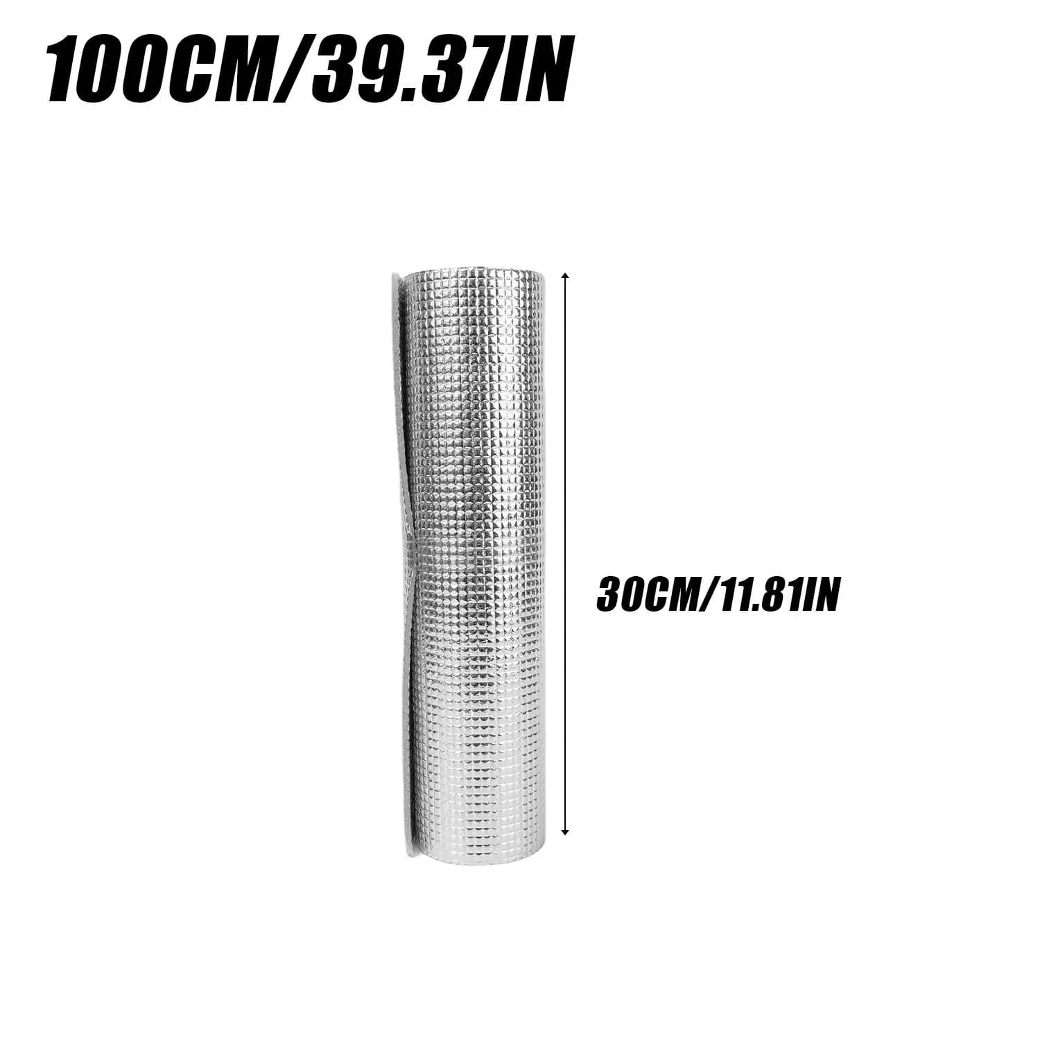 Tapis d'isolation thermique pour voiture, double face, en aluminium réfléchissant, anti-humidité, in