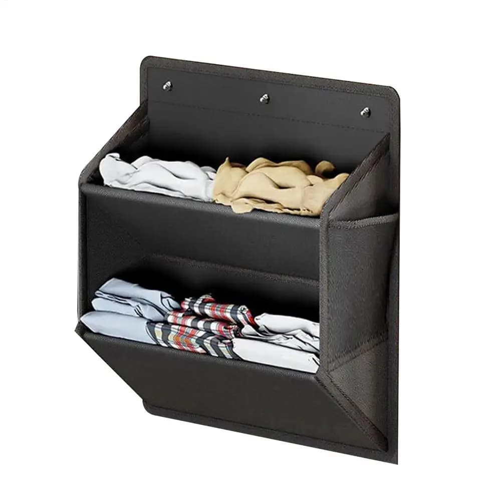 Sac de rangement mural pour chaussures, organisateur de chaussures RV, support de porte à dos adhési