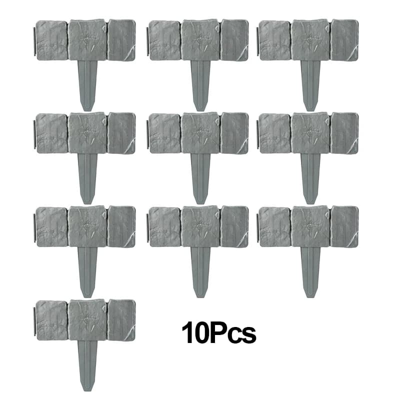 10/20 pièces Bordures de jardin paysagères sans creusement, Bordures de pelouse pour aménagement pay