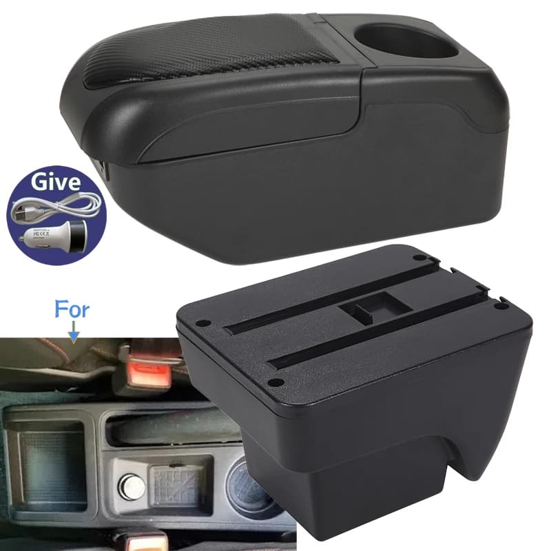 Boîte d'accoudoir pour Seat Ibiza 6J Ibiza 6L, 2018-2025, Boîte de rangement automobile, Accessoires