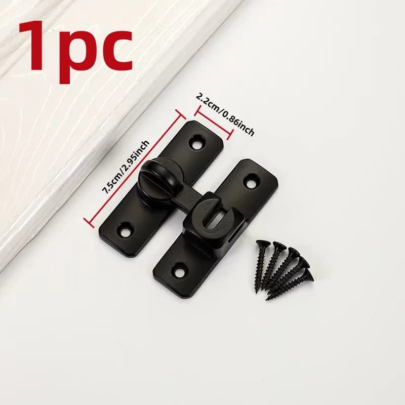 Serrure de porte coulissante, serrure de porte rabattable à 90/180 degrés, serrure de porte coulissa