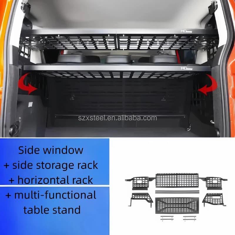 Pour Tank 300 2025 : Support de rangement de coffre avec rangement superposé, modification intérieur