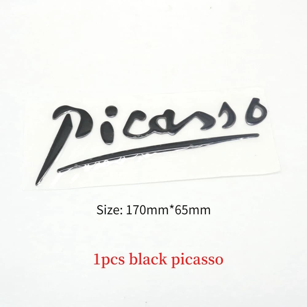 Pour Picasso C4 C5 C3-XR c-elysee C-QUATRE hayon mots emblème Badge autocollant coffre arrière 3D le