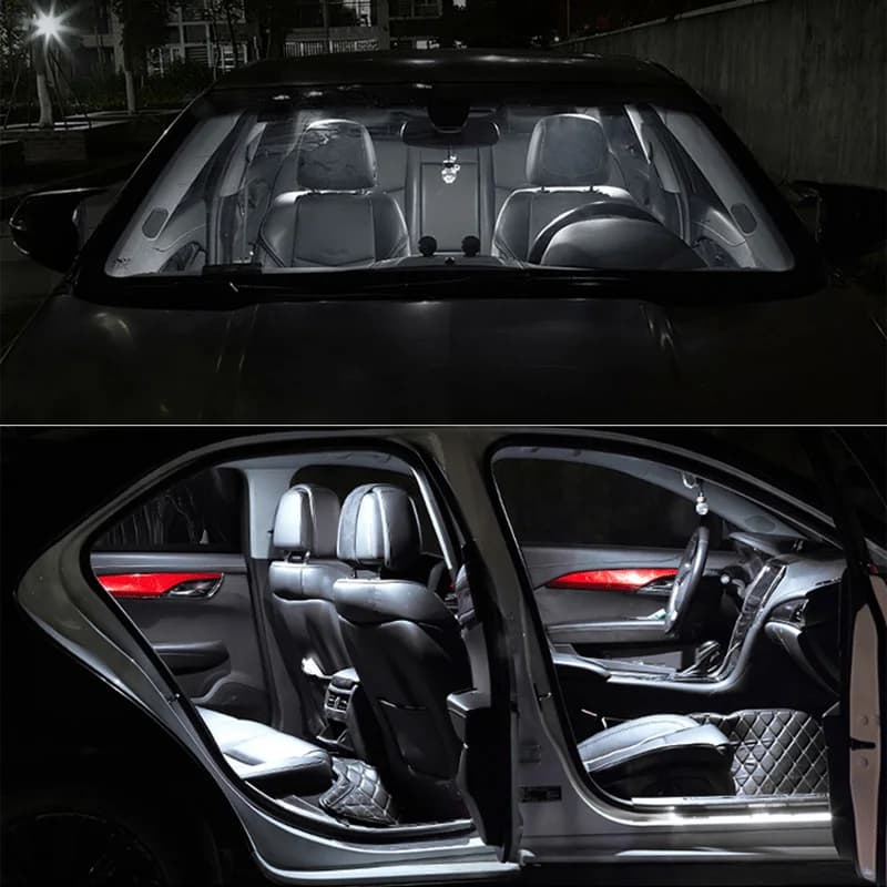 Pour Land Rover Range Rover Evoque L538 2011 2012 2013 2014 2015 2016 2017 2018 voiture LED ampoule intérieur coffre pare-soleil Kit d'éclairage