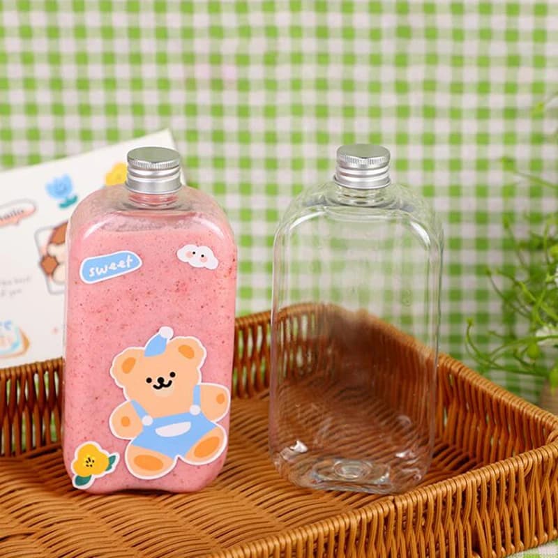Bouteille d'eau en plastique HI avec bouchons veds, stockage de boissons, beaucoup d'eau potable, livraison directe
